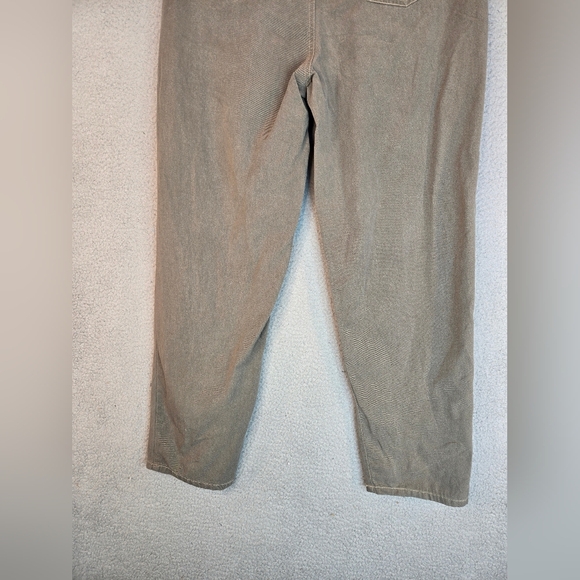 J. Jill Womens Pants Sz 12 Khaki Color High Rise Wide Thru Leg Taper Bottom - Picture 12 of 14